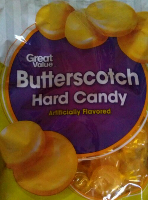 Butterscotch hard candy